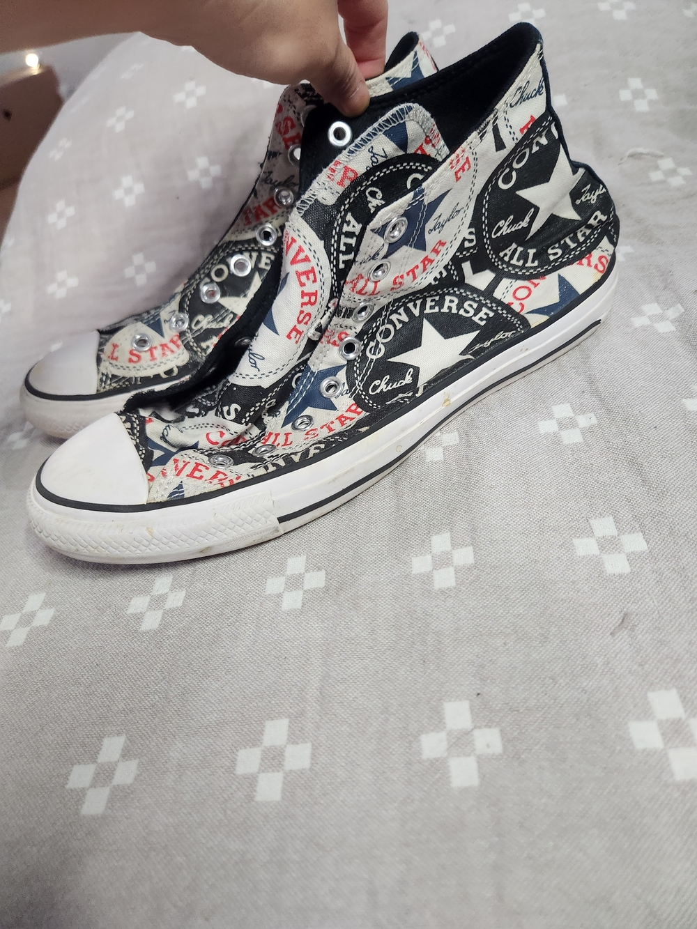 Converse Chuck Taylor all Star Hi Logo Play  Sneakers Mens 9 womens 11 uk 9